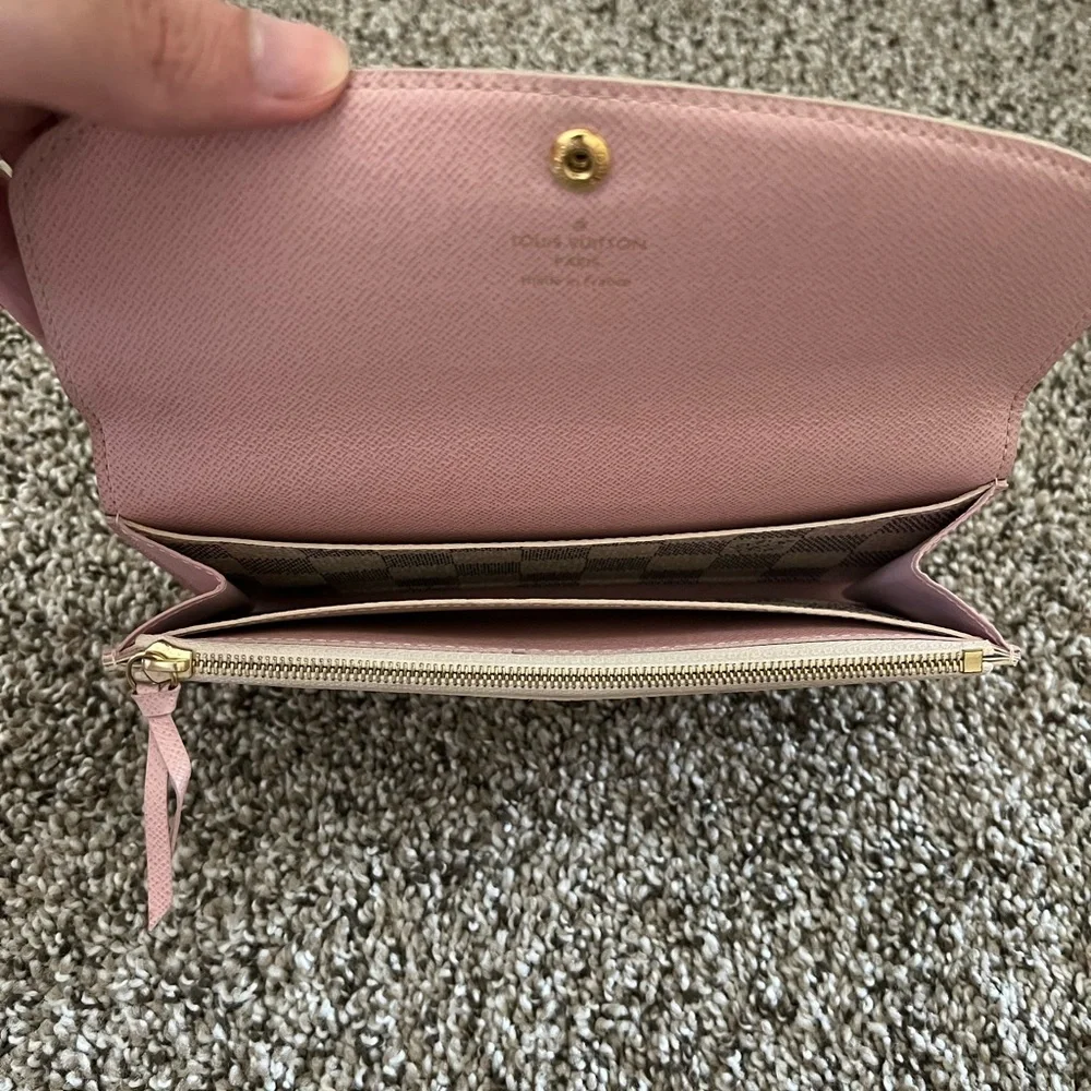 LV NeverFull MM Checkered Ballerine Pink Tote Bag - Picture 11 of 16